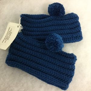 Shoes - Slippers house shoes Crochet Boys/Girls Blue New Handmade child pajamas